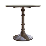 Oswego Bistro Dining Table - Antique Bronze Round Design for Small Spaces, Chic & Stylish Upgrade