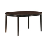 Gabriel Casual Oval Dining Table Cappuccino