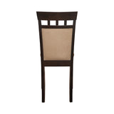 Gabriel Elegant Upholstered Side Chairs Set of 2 - Cappuccino & Tan, Stylish Comfort for Dining