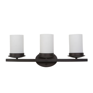 Yosemite Home Decor Columbia Rock Collection Three Lights Vanity 101-3V-ORB-YHD
