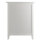 Winsome Wood Eugene Accent Table, Nightstand, White 10115-WINSOMEWOOD