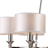 Pembroke 31'' Wide 6-Light Chandelier - Polished Nickel