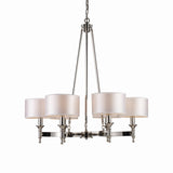 Pembroke 31'' Wide 6-Light Chandelier - Polished Nickel