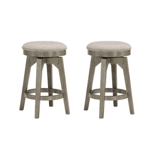 ECI Furniture Pine Crest Bar Complete, Pine & Burnished Gray Distressed Pine & Burnished Gray Hardwood solids and veneers