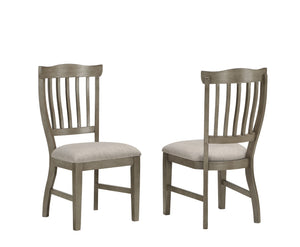 ECI Furniture Pine Crest Tulip Side Chair, Pine & Burnished Gray - Set of 2 Distressed Pine & Burnished Gray Hardwood solids and veneers