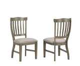 Pine Crest Tulip Side Chair, Pine & Burnished Gray - Set of 2