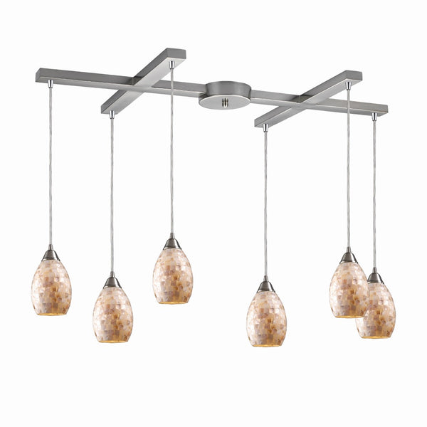 Capri Configurable Multi Pendant - Satin Nickel