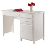 Winsome Wood Delta Home Office Writing Desk, White 10147-WINSOMEWOOD