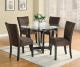 Bloomfield Casual Dining Table Base - Stylish Cappuccino Finish with Contemporary Cross Design