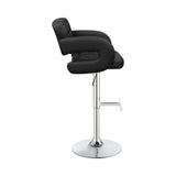 Contemporary 29" Adjustable Height Bar Stool and Chrome