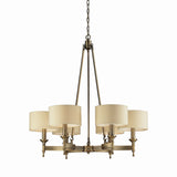 Pembroke 31'' Wide 6-Light Chandelier - Antique Brass