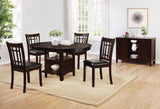 Lavon Casual Padded Dining Side Chairs and Black (Set of 2)