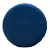 Baxton Studio Marisa Glam and Luxe Navy Blue Velvet Fabric Upholstered Gold Finished Storage Ottoman