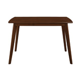 Kersey Retro Chestnut Dining Table with Angled Legs - Stylish Mid-Century Design for 4 Guests