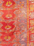 Pasargad Antique Oushak Collection Purple Lamb's Wool Area Rug 010325-PASARGAD