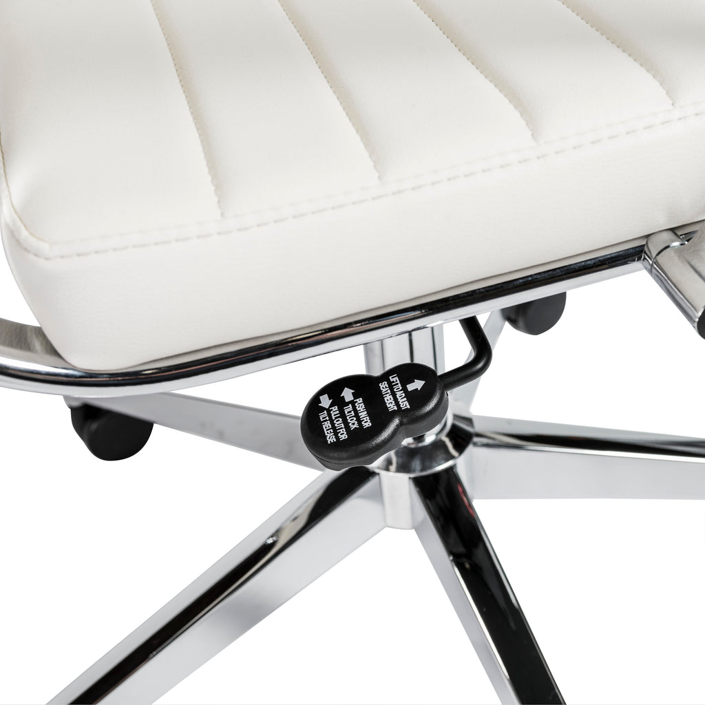 Brooklyn High Back Office Chair in White