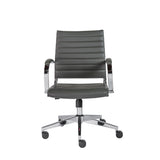 Brooklyn Low Back Office Chair in Gray