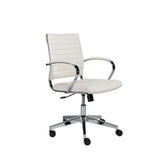 Brooklyn Low Back Office Chair in White