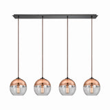 Revelo 46'' Wide 4-Light Multi Pendant - Oil Rubbed Bronze