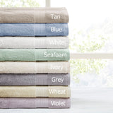 Organic Modern/Contemporary 100% Cotton 6 Piece Towel Set