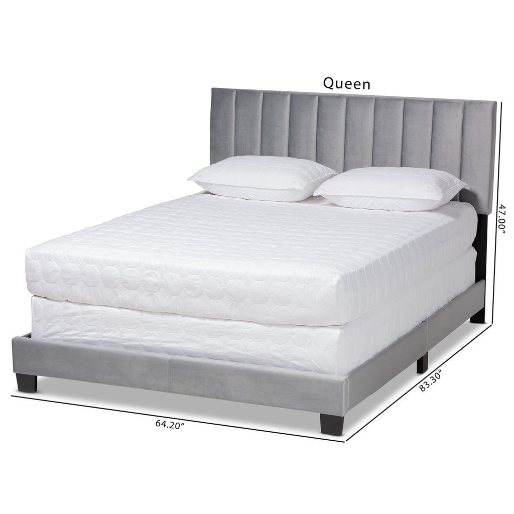 Channel tufted deals king bed