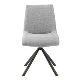 New Pacific Direct Viona Fabric Swivel Dining Side Chair (Seat) - Set of 2 1060019-218-NPD