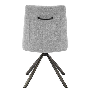 New Pacific Direct Viona Fabric Swivel Dining Side Chair (Seat) - Set of 2 1060019-218-NPD