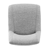 New Pacific Direct Viona Fabric Swivel Dining Side Chair (Seat) - Set of 2 1060019-218-NPD