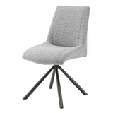 Viona Fabric Swivel Dining Side Chair (Seat) - Set of 2