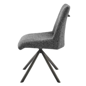 New Pacific Direct Viona Fabric Swivel Dining Side Chair (Seat) - Set of 2 1060019-219-NPD