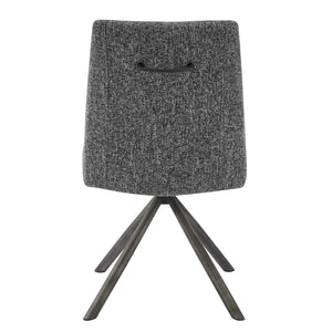 New Pacific Direct Viona Fabric Swivel Dining Side Chair (Seat) - Set of 2 1060019-219-NPD