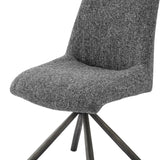 New Pacific Direct Viona Fabric Swivel Dining Side Chair (Seat) - Set of 2 1060019-219-NPD