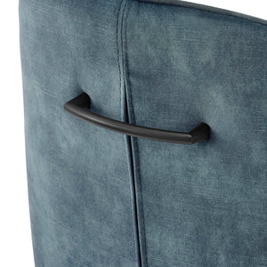 New Pacific Direct Pablo Velvet Fabric Dining Side Chair - Set of 2 1060021-217-NPD