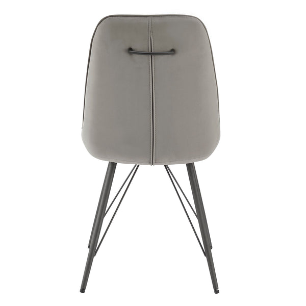 New Pacific Direct Pablo Velvet Fabric Dining Side Chair - Set of 2 1060021-363-NPD