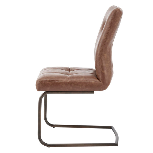 New Pacific Direct Mauricia PU Dining Side Chair - Set of 2 1060023-215-NPD