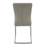 New Pacific Direct Mauricia PU Dining Side Chair - Set of 2 1060023-216-NPD