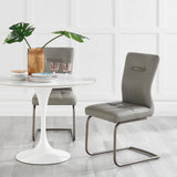 Mauricia PU Dining Side Chair - Set of 2