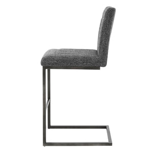 New Pacific Direct Ronan Fabric Counter Stool - Set of 2 1060028-219-NPD