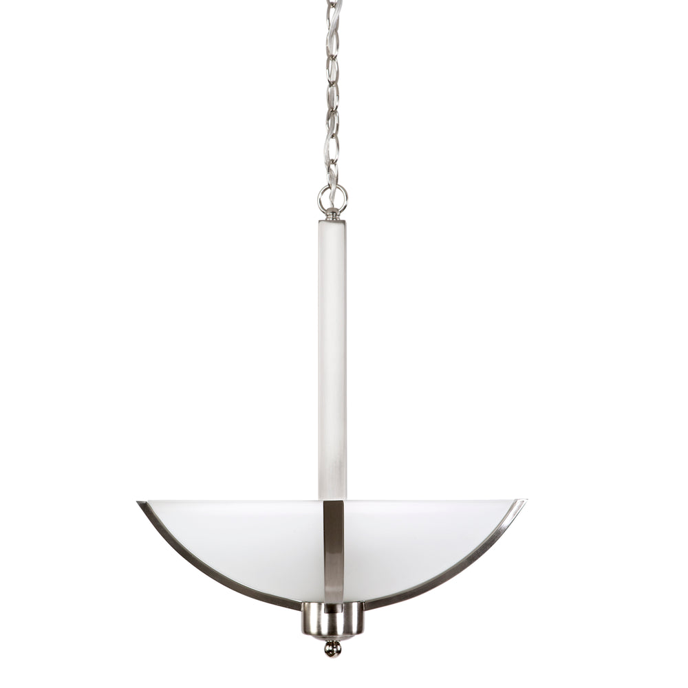 Yosemite Home Decor Alta Peak Collection Three Light Bowl Chandelier 107-3B-16AWSS-YHD