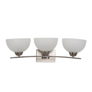 Yosemite Home Decor Alta Peak Collection Three Light Bathroom Vanity 107-3V-AWSS-YHD
