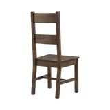 Coleman Country Rustic Dining Side Chairs Rustic Golden Brown (Set of 2)