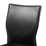 Baxton Studio Heidi Modern and Contemporary Black Faux Leather Upholstered 4-Piece Dining Chair Set