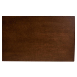 Baxton Studio Orion Mid-Century Modern Transitional Light Beige Fabric Upholstered and Walnut Brown Finished Wood 5-Piece Dining Set