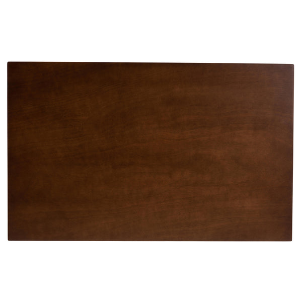 Baxton Studio Orion Mid-Century Modern Transitional Light Beige Fabric Upholstered and Walnut Brown Finished Wood 5-Piece Dining Set