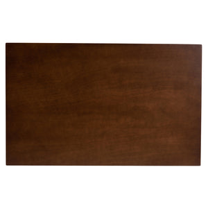 Nori Mid-Century Modern Transitional Light Beige Fabric Upholstered and Walnut Brown Finished Wood 5-Piece Dining Set