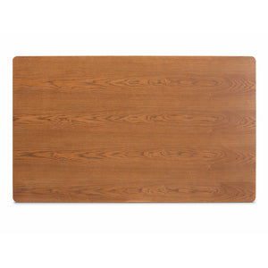 Baxton Studio Odessa Mid-Century Modern Grey Fabric Upholstered and Walnut Brown Finished Wood 3-Piece Dining Nook Set