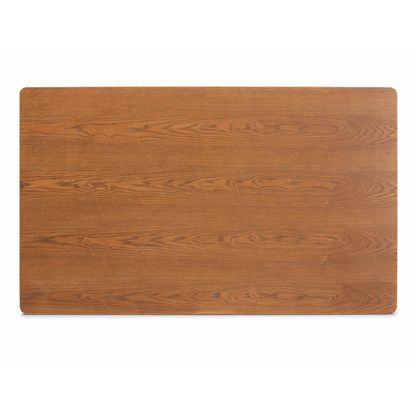 Baxton Studio Odessa Mid-Century Modern Grey Fabric Upholstered and Walnut Brown Finished Wood 4-Piece Dining Nook Set