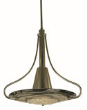 1-Light Mahogany Bronze Brocatto Pendant 1093 MB/GL