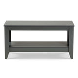 Elada Modern and Contemporary Grey Finished Wood Coffee Table