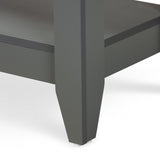 Elada Modern and Contemporary Grey Finished Wood Coffee Table